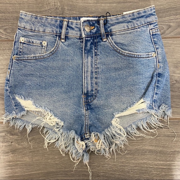 denim cut off shorts womens